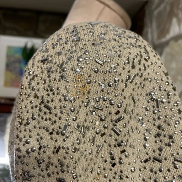 Vintage 1980s St. John Evening Studded Knit Maxi Dress – Black & Cream - Picture 10 of 12